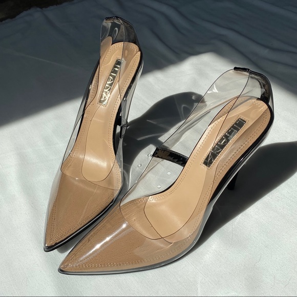 Liliana Shoes - Liliana Clear pointed heels PVC style shoes